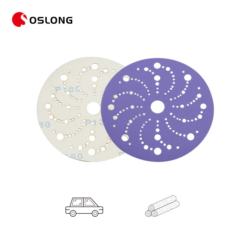Sanding Disc Factory - OEM Customized 6 Inch Purple Ceramic Hook