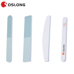 Nail Polishing File Factory - OEM Custom Printed Halfmoon White Magic