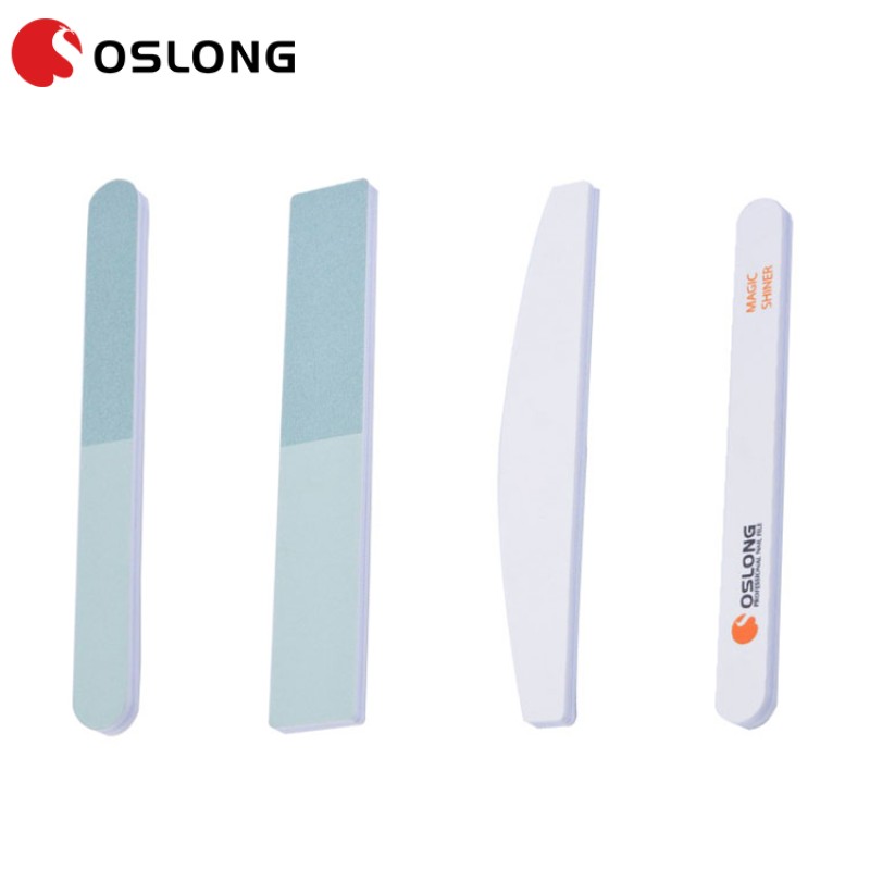 Nail Polishing File Factory - OEM Custom Printed Halfmoon White Magic