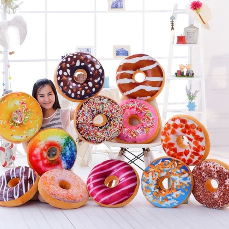 Donut Pillow Manufacturer - 3D Cake Cushion