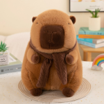 Capybara Plush Toy Manufacturer - Bobo Milk Tea Scarf