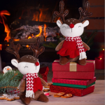 Christmas Plush Toy Factory - 2025 New Design Santa Elk