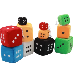 Car Hanging Plush Manufacturer - Custom Fuzzy Dice Pendant