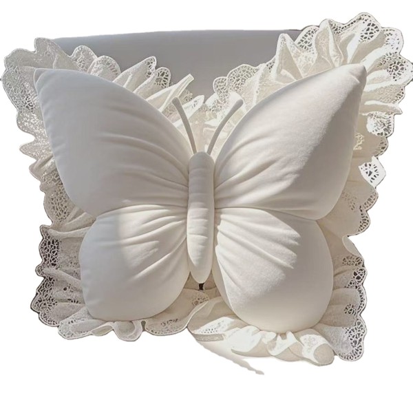 Butterfly Pillow Factory - Cute Girly Heart Sofa