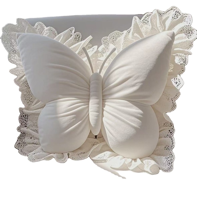 Butterfly Pillow Factory - Cute Girly Heart Sofa