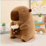 Capybara Plush Toy Manufacturer - Bobo Milk Tea Scarf