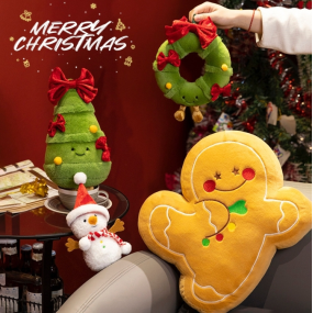 Christmas Plush Toy Factory - 2025 Cartoon Santa Claus