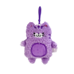 Cat Keychain Manufacturer - Custom Square Purple Creative