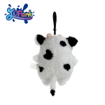 Elk Keychain Factory - Custom Square Brown Fluffy