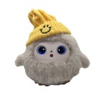 AI Plush Toy Manufacturer - Kawaii Round Dun Dun LED Eyes