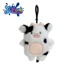 Elk Keychain Factory - Custom Square Brown Fluffy