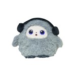 AI Plush Toy Manufacturer - Kawaii Round Dun Dun LED Eyes