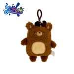 Cat Keychain Manufacturer - Custom Square Purple Creative