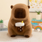 Capybara Plush Toy Manufacturer - Bobo Milk Tea Scarf