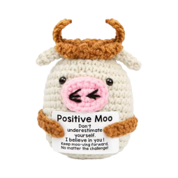 Mini Cow Toy Manufacturer - Handmade Crochet PP Cotton Stress