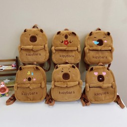Capybara Backpack Manufacturer - Super Soft Cartoon with Zipper