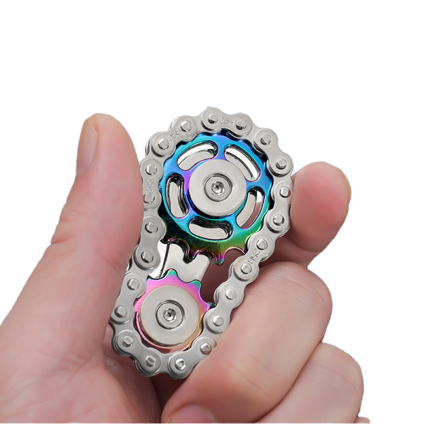 Bike Chain Toy Manufacturer - Gear Metal Silent Spinner Punk