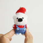 Christmas Bear Manufacturer - Super Soft Stuffed Animal Ornament