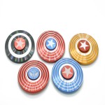 Fidget Spinner Manufacturer - Cool Captain Shield Metal Alloy