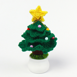 Christmas Tree Manufacturer - Small Desktop Crochet Ornament