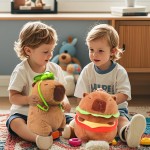 Hamburger Plush Manufacturer - Capybara Shape Soft Filled PP