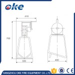 Fire Siren Manufacturer - Handle Operated Rail Stand