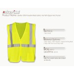 Safety Vest Manufacturer - Polyester Mesh Zipper