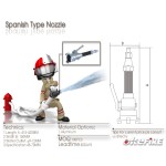 Fire Nozzle Supplier - Spanish Type Water