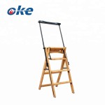 Library Ladder Supplier - Folding Chair Step Design