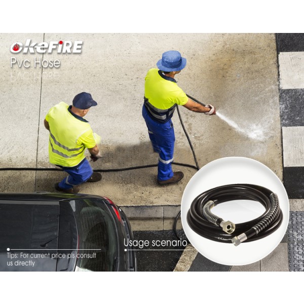 Spray Hose Supplier - 3/4" PVC Steel Wire