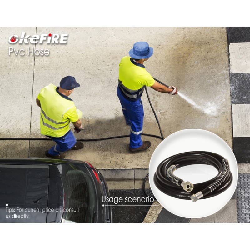 Spray Hose Supplier - 3/4" PVC Steel Wire