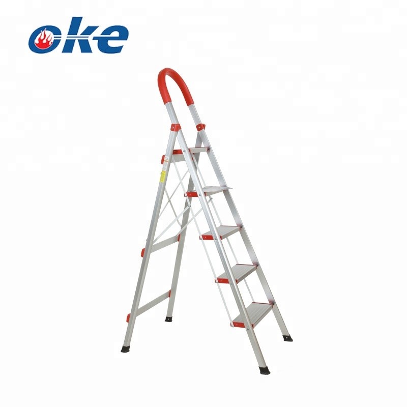 Step Ladder Manufacturer - 5 Step Foldable Aluminum
