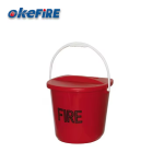 Fire Bucket Supplier - 10L Red Plastic