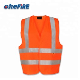 Safety Vest Factory - Orange Construction Polyester