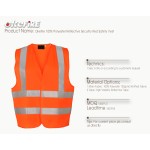 Safety Vest Factory - Orange Construction Polyester