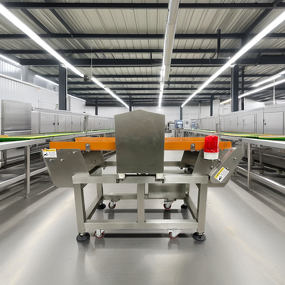 Metal Detector Manufacturer - Touch Screen Steel Conveyor