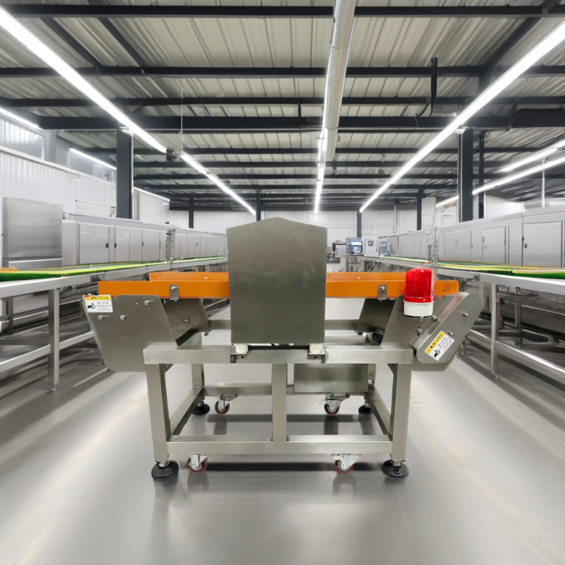 Metal Detector Manufacturer - Touch Screen Steel Conveyor