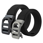 Men's Belt Manufacturer - Casual Fabric Automatic Toothless Buckle