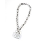 Choker Necklace Manufacturer - Stainless Steel Lock Silver Punk