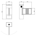 Vertical Swing Turnstile Supplier - RFID Access Control