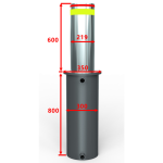Stainless Steel Bollard Supplier - 304 Automatic Rising
