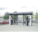 Full Height Turnstile Factory - Facial QR Code Reader