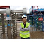 Full Height Turnstile Factory - Facial QR Code Reader