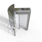 Security Turnstile Supplier - Powder Coated Biometric