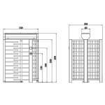 Stainless Steel Turnstile Supplier - 316 304 Waterproof Factory