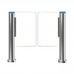 Swing Turnstile Supplier - Slim Pedestal Building Lobby
