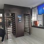 Full Height Turnstile Factory - Powder Coated RFID
