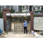 Full Height Turnstile Supplier - 304 Stainless Steel Dual