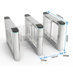 Flap Turnstile Manufacturer - Facial Recognition Single Movement