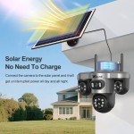 PTZ Solar Camera Manufacturer - 6MP 10X Zoom Three Lens